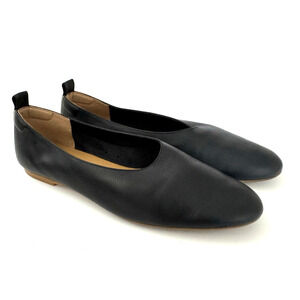 Everlane The Day Glove Ballet Flats 10 Black Soft Leather Walking Comfort Italy